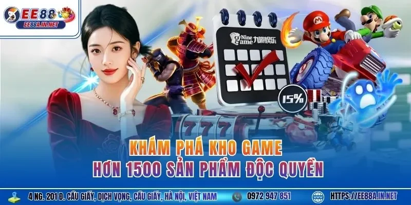 Khám phá kho game hơn 1500 sản phẩm độc quyền
